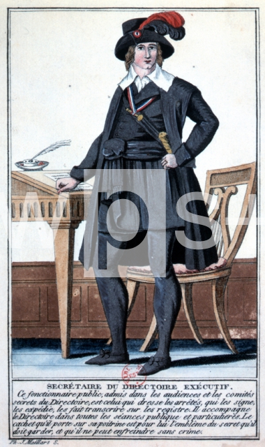 MAILLART｜総裁政府の書記の制服、1795年
