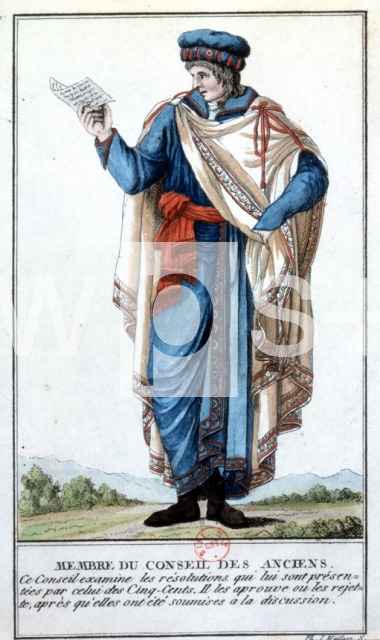 MAILLART｜元老院の制服、1795年