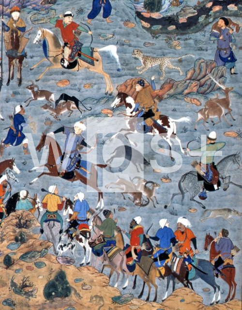 BIHZAD Kamal al-din｜サファヴィー朝の狩りの風景