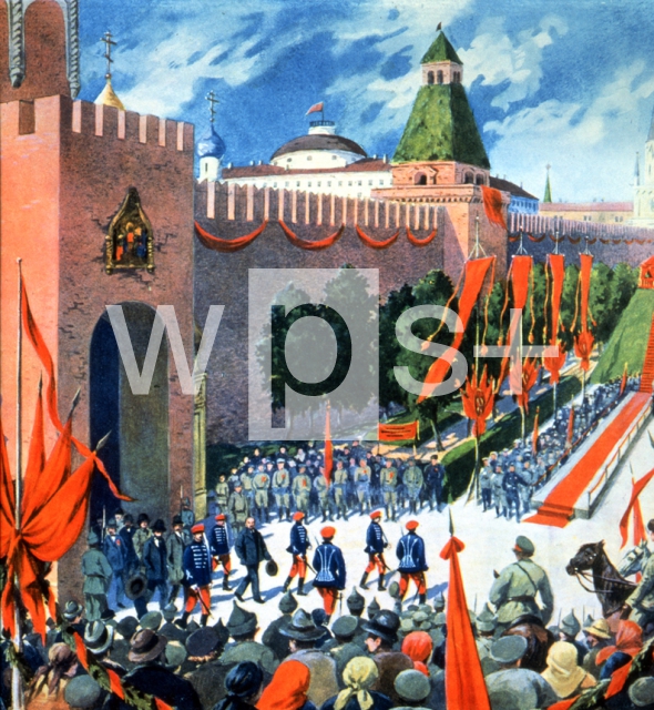 ZVORYKINE｜第三インターナショナルの祝典、1918年モスクワ