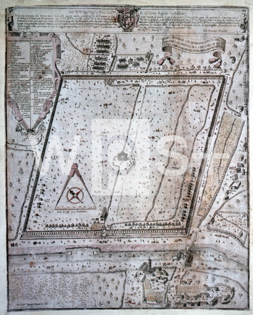 BRUNETTI Giovanni F.｜ペストが流行した時のミラノの隔離病院、1630年
