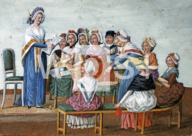 LESUEUR Pierre Etienne｜女たちの政治クラブ、1790年