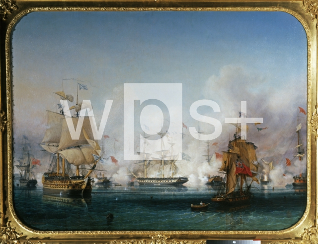 GARNERAY Louis｜ナヴァリノの海戦、1827年10月20日