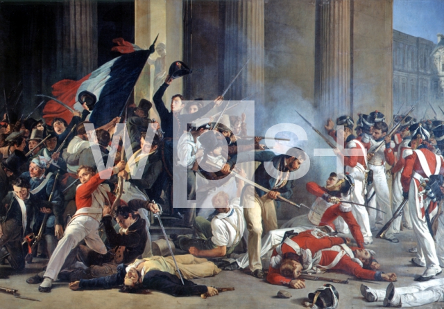BEZARD Jean-Louis｜ルーヴル宮殿の占領、1830年7月29日