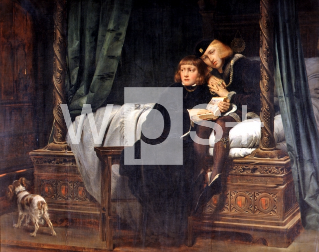DELAROCHE Paul｜イギリスの幼年国王エドワード5世と弟、ヨーク公リチャード