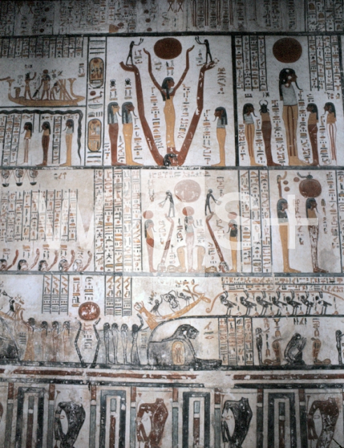 ｜ラムセス6世の墓内部の壁画