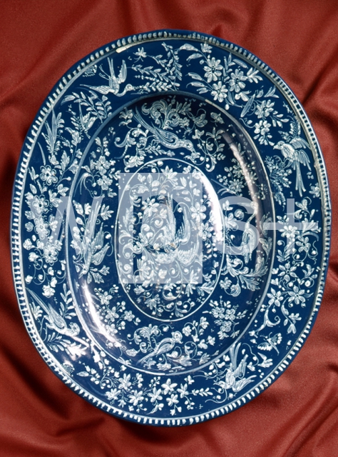 ｜ペルシア風図柄の皿