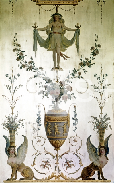 ｜マリー・アントワネット王妃の居間のグロテスク様式の装飾画