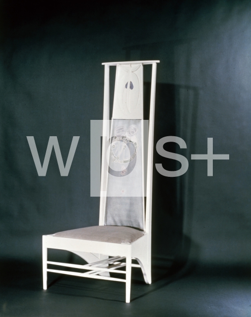 MACKINTOSH Charles Rennie｜塗装したオーク材の椅子