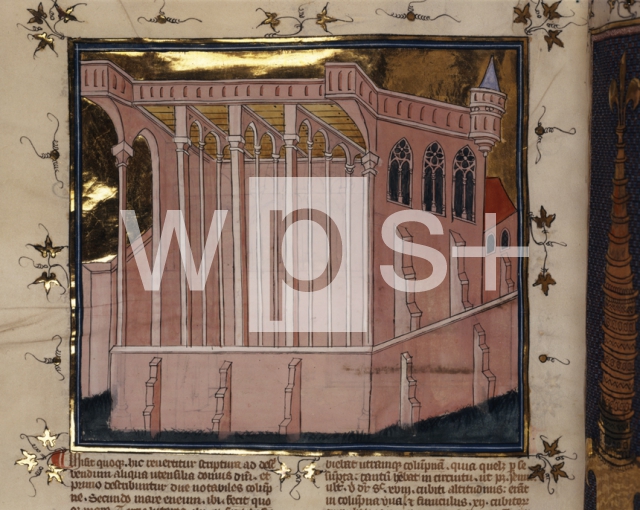 DE LYRE Nicolas｜ソロモン寺院の建物の断面図