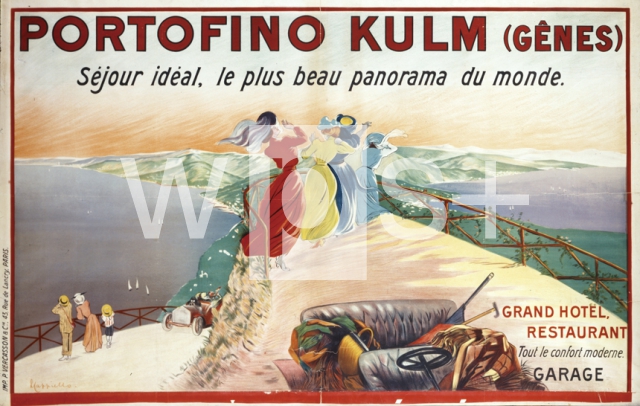 CAPPIELLO Leonetto｜ポルトフィーノ・クルム（ジェノヴァ）の観光ポスター