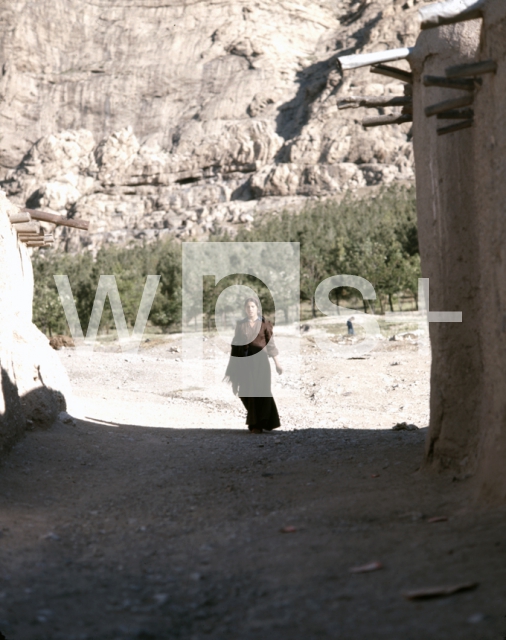 ｜ターク・イ・ブスタン遺跡近郊にあるクルド人の村