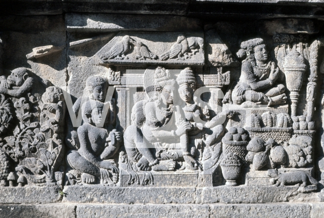 ｜プランバナン寺院、チャンディ・ロロ・ジョングランの壁面浮彫り