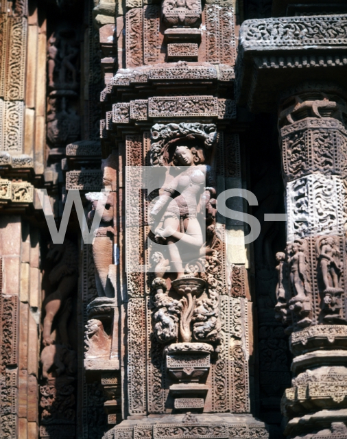 ｜ブバネーシュヴァル遺跡、ラジャラーニ寺院の外壁浮彫り
