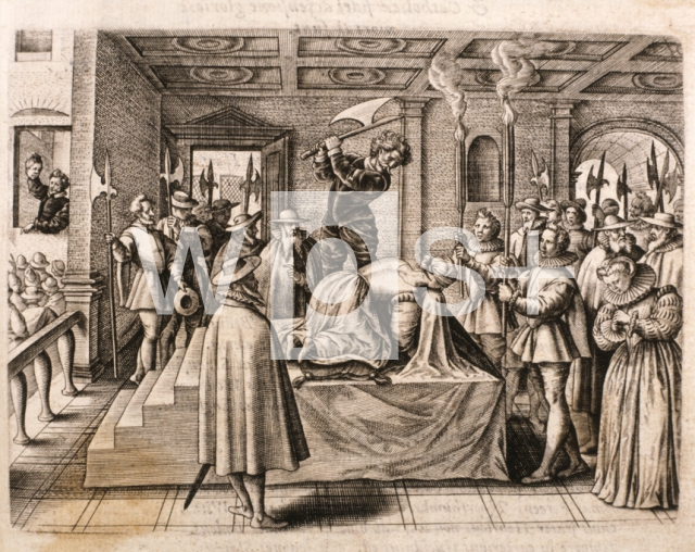 ｜フォザリングヘイ城で処刑されるメアリー・ステュアート、1587年2月8日未明