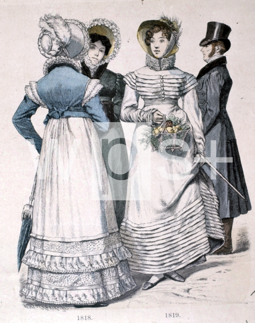 ｜1818年頃の服装