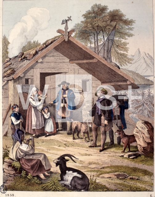 ｜1800年頃のスイスの服装