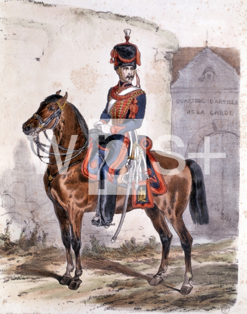 ｜フランス皇帝ガードの軍服、1816年