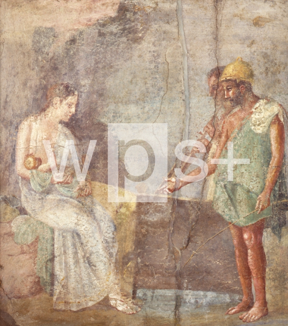 ｜二人の漁夫に助けられたダナエとその子ペルセウス