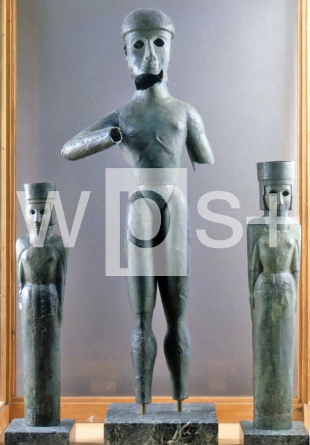 ｜アポロン、レト、アルテミスの小彫像