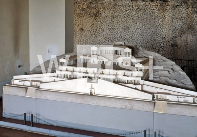 ｜パレストリーナのフォルトゥーナ・プリミジェニア神殿の模型