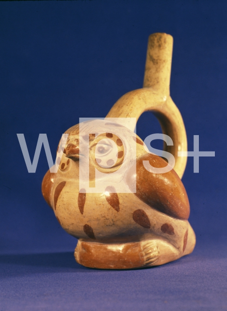 ｜梟の象形鐙形壺
