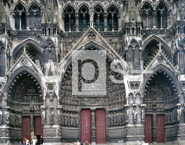 LUZARCHES Robert de｜ノートルダム大聖堂 (アミアン)の西正面扉口のティンパヌム
