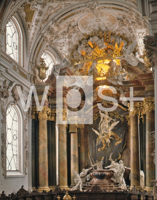 ASAM Egid Quirin｜ロール巡礼教会の内陣祭壇「聖母被昇天」