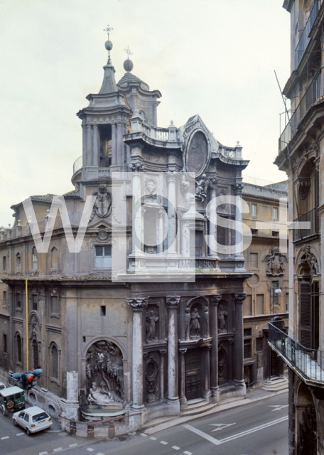 BORROMINI Francesco｜サン・カルロ・アッレ・クワトロ・フォンターネ聖堂のファサード