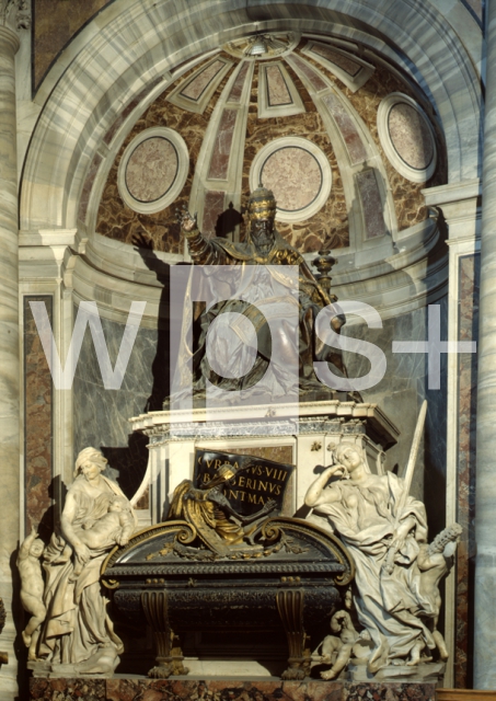 BERNINI Gian Lorenzo｜サン・ピエトロ大聖堂「ウルバヌス8世の墓」