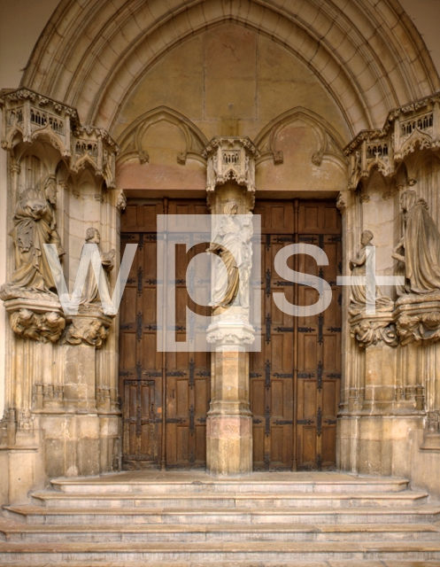 SLUTER Claus｜シャンモル修道院「正面入口を飾る5体の彫刻」