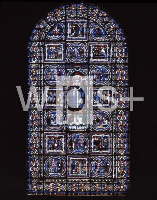 ｜サン＝ジュリアン大聖堂のステンドグラス「サン＝ジュリアン」