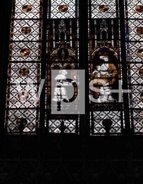 ｜ノートルダム大聖堂 (エヴルー)の内陣トレーサリー（高窓）ステンドグラス