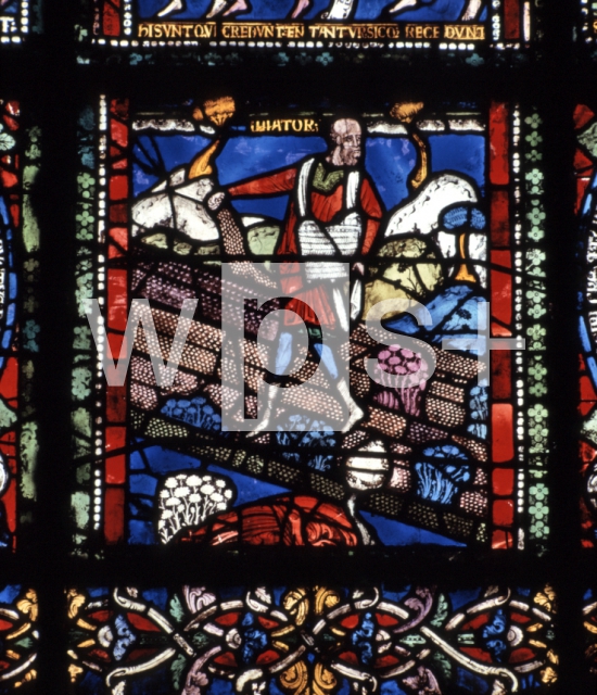 ｜カンタベリー大聖堂のクワイア北側廊ステンドグラス「種まく人の比喩」