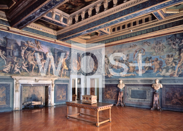 TASSO Giovanni Battista del, VASARI Giorgio e altri｜ヴェッキオ宮殿「四大元素の間」
