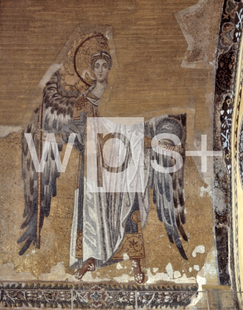 ｜アヤソフィア（ハギア・ソフィア大聖堂）のアプシス「大天使ガブリエル」