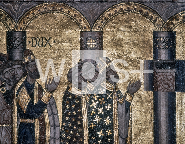 ｜サン・マルコ大聖堂のモザイク「聖マルコの棺の再発見」