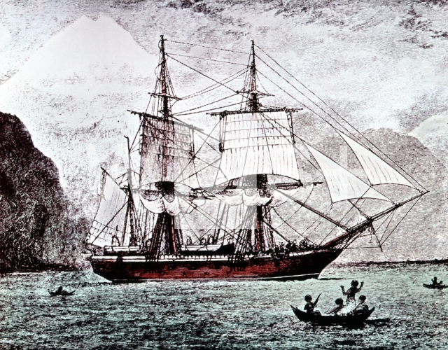 ｜マゼラン海峡の皇室船「ビーグル号」