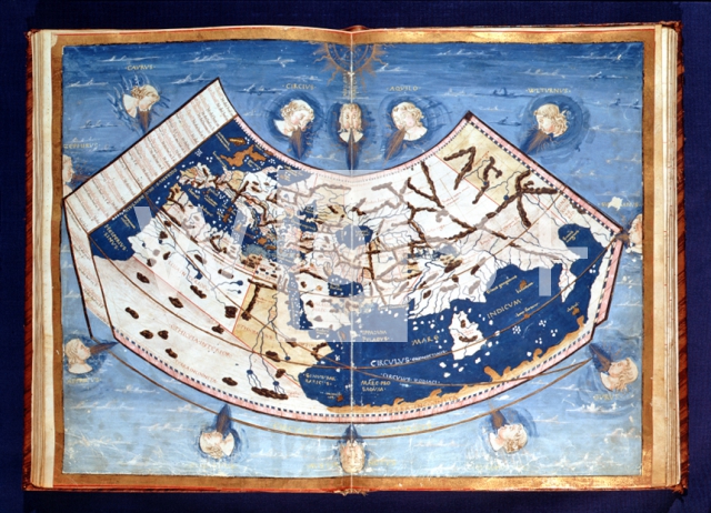 ｜プトレマイオスによる世界地図
