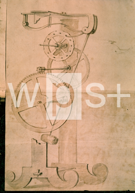 ｜ガリレイの息子ヴィチェンツィオとヴィヴィアーニが描いた振り子時計の図面