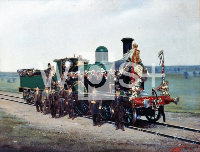 MOORE F.｜王室列車として飾られた「ラスダウン号」