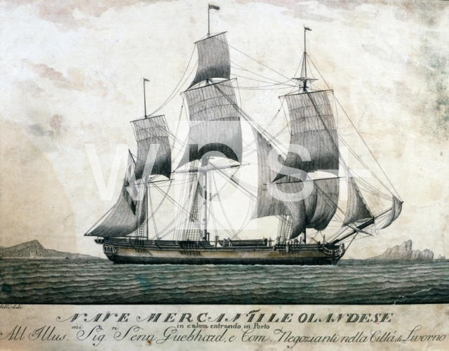 ｜オランダの商船、18世紀