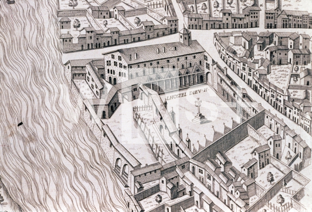 ｜リヨンのオテル・デュ病院、16世紀