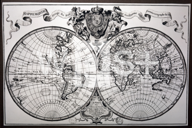 DELISLE Guillaume｜ドゥリールによる世界図