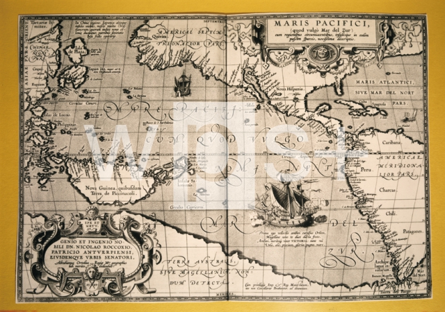 ORTELIUS Abraham｜オルテリウスによる太平洋図