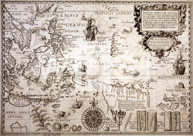 VAN DOETECHUM Jan｜モルッカ諸島と南東アジア図