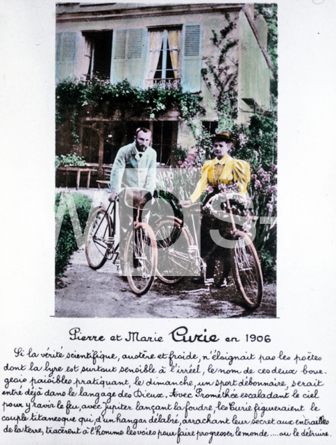 ｜ピエールとマリ・キュリー、1906年