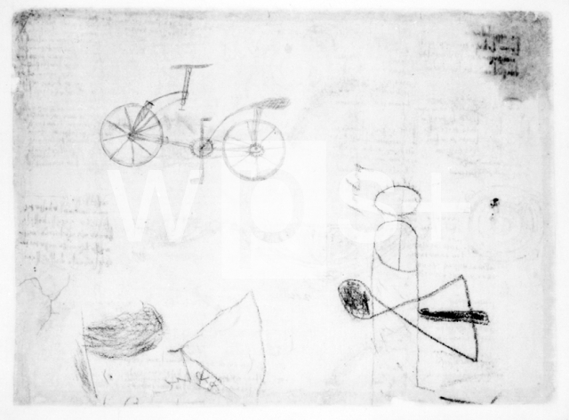 LEONARDO DA VINCI｜ダ・ヴィンチの自筆原稿「自転車」