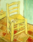 VAN GOGH Vincent｜椅子とパイプ