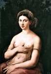 RAFFAELLO Sanzio｜若い婦人の肖像（ラ・フォルナリーナ）